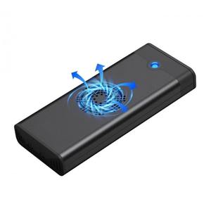 กล่องใส่ SSD แบบ M.2 NVME NGFF อลูมิเนียมอัลลอยด์ USB 3.1 Type-C พร้อมพัดลมระบายความร้อน - Product Image 1