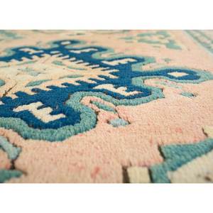 Tapis en laine noués à la main Nuray, motifs abstraits rectangulaires rouge-orange, pour la maison - pour le salon, la chambre à coucher, 9x12 - Pae-1207 - Product Image 3