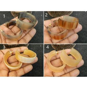 ต่างหูเขาควายสำหรับคนรักเครื่องประดับชนเผ่า ผู้ผลิตและผู้จัดจำหน่ายจากอินเดีย สำหรับงานแฟชั่น งานปาร์ตี้ และงานอีเว้นท์ - Product Image 1