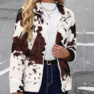 Veste en cuir de vachette pour femmes de haute qualité, tricotée pour l'hiver, faible MOQ, nouvelle arrivée - Product Image 5