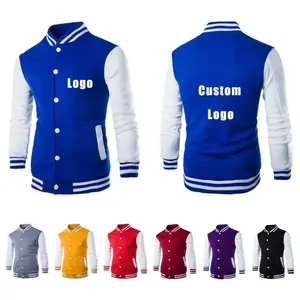 Veste Letterman Varsity de Baseball Personnalisée pour Moto Veste Classique de Course en Cuir avec Écusson en Cuir pour Hommes Marque Personnalisée - Product Image 1