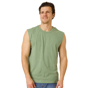 Débardeur léger et confortable multicolore pour homme, prêt à être expédié, t-shirt sans manches extensible pour le sport, pour l'extérieur ou la salle de sport - Product Image 1