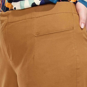 JAROGI <span class=keywords><strong>KAKI</strong></span> donna cotone Casual aderente gamba apertura divisa <span class=keywords><strong>pantaloni</strong></span> a vita alta <span class=keywords><strong>pantaloni</strong></span> Casual ufficio donna <span class=keywords><strong>pantaloni</strong></span> Palazzo - Product Image 4