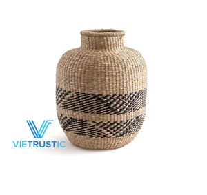Vietrustic Vietnam Source Floor Florero Regalo Seagrass Florero para la decoración del dormitorio - Product Image 2