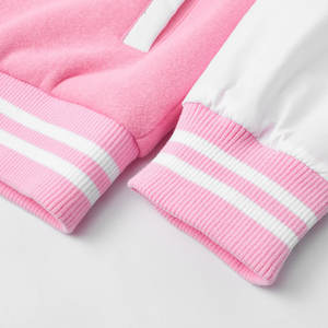 OEM venta al por mayor personalizado bordado Lettermen chaqueta abrigos para hombres de talla grande invierno béisbol equipo chaqueta negro hecho lona - Product Image 6