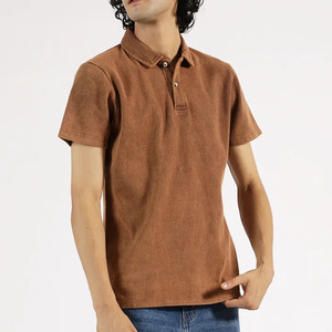 100% algodón personalizado para hombres para camisetas de polo de talla grande ajuste regular manga corta serigrafiado diseño sólido de punto para hombres - Product Image 4