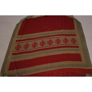 ผ้าแพรไหมโพลีพิมพ์ลายศิลปะรีไซเคิลแนววินเทจของอินเดียสำหรับการตัดเย็บการปั่นจักรยานงานฝีมือการควิลท์ตกแต่งบ้าน - Product Image 3