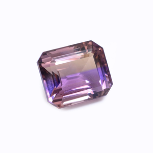 Ametrino AAA+ de 15x18 mm, Piedra Preciosa con Corte Octogonal, Ametrino Bicolor Natural, Piedra Semipreciosa Facetada, Corte Suelto para Joyería - Product Image 3