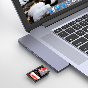 듀얼 C 7 in 1 USB 3.0 HDMI 타입 C SD TF 카드 USB 도킹 스테이션 - Product Image 4