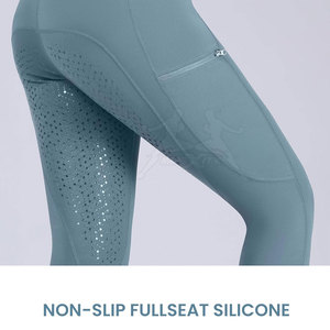Premium Equestrian Pants Stretch <b>Fabric</b> Equestrian Pants With Breathable Material And Comfortable Riding Support - Product Image 5