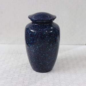 High Quality Red Premium Aluminum & Brass Cremation <b>Urns</b> American Style <b>Urn</b> <b>for</b> Human <b>Ashes</b> Storage From India <b>for</b> Funerals - Product Image 1