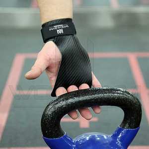 High Quality 3-Hole Carbon Fiber <b>Gymnastics</b> Hand Grips for Sports Gym Fitness Customizable Wholesale From Factory Supply - Product Image 3