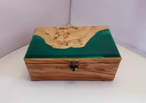 Best Quality Acacia <b>Wood</b> Rectangle Jewellery <b>Box</b> Custom Engraving Eco Friendly Magnetic Closure Storage Rings Earrings <b>Keepsakes</b> - Product Image 4