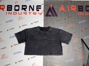 เสื้อยืดสตรีผ้าฝ้าย100% เสื้อครอปไซส์ XL เสื้อครอปไซส์ XL สไตล์วินเทจสำหรับ220gsm - Product Image 6