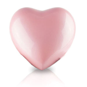 ของที่ระลึกหัวใจมุกสีชมพูที่ระลึกทองสัมฤทธิ์ของที่ระลึกมินิโกศหัวใจทำที่จะจัดขึ้นในฝ่ามือของมือ - Product Image 4