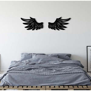 WINGS WALL HANGING Art Deco Style <b>Crystal</b> Porcelain Wall Art Abstract Framed Aluminum for Office Decorative Use for Hotels - Product Image 1