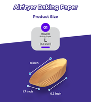 Doublures de papier de cuisson double face en silicone jetables imperméables à l'huile Matériau de pâte de bois Logo personnalisé Cookie Bread Sushi Food