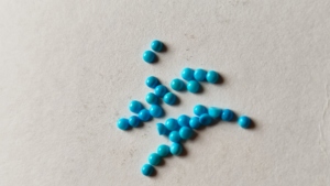 อัญมณีสีฟ้าเทอร์ควอยซ์ Arizona cabochons 3mm สีฟ้าครามแท้ - Product Image 5