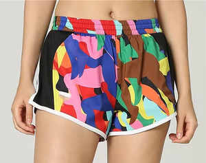 Sublimation Hot Sale Men's 100% Cotton Solid Casual Gym Shorts Seamless Soft Mesh Lightweight Elastic Waist - Product Image 2
