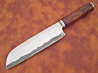 Ensemble de couteaux Santoku de qualité supérieure, écologiques, design moderne, lames en acier inoxydable ultra-affûtées, couteaux ergonomiques en métal