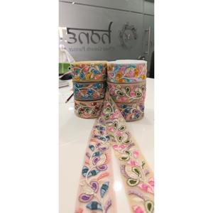 Adorno de encaje bordado de algodón delicado para Fabricantes y Exportadores de Prendas de Vestir stock listo para envío rápido - Product Image 2