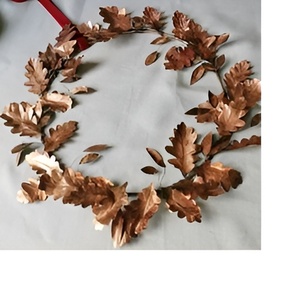 พวงหรีดตกแต่งคริสต์มาสสำหรับตกแต่งผนังคริสต์มาสและตกแต่งห้องด้วยโลหะเหล็กทรงกลม - Product Image 1