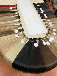 Venta al por mayor máquina de lujo trama cabello vietnamita cutícula alineada, Europeo cabello humano doble dibujado sedoso balayage color OEM ODM - Product Image 5