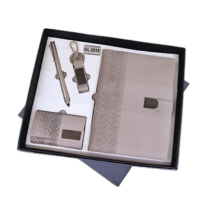 Lüks promosyon hediye seti 4 in 1 hediye Combo anahtarlık, günlüğü, ziyaret kart tutucu ve kalem Combo uygun fiyata mevcut - Product Image 3