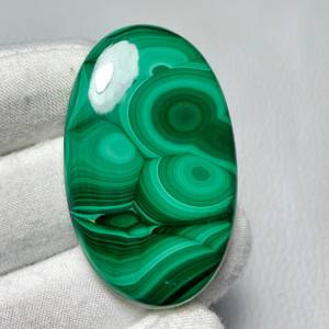 Natural Green Malachite Gemstone Cabochon Smooth Green Beautiful Malachite Gemstone Flat <b>Back</b> Malachite Cabochon <b>Low</b> Prices Gems - Product Image 1