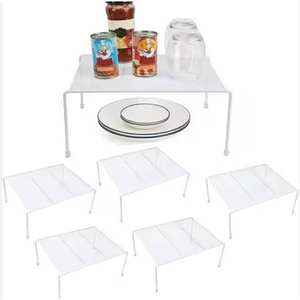 Panier de rangement en fil métallique fonctionnel au charme industriel, fil de fer de calibre épais pour une grande résistance avec poignées latérales pour un transport facile - Product Image 3