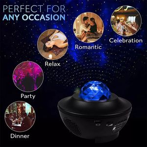 Galaxy Star proiettore luce notturna Bluetooth altoparlante LED camera decorazione telecomando per cellulare universale - Product Image 5