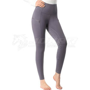 Grippy Athletic Leggings Mujer Pantalones de yoga con diseño antideslizante Grippy Leggings Workout Wear - Product Image 2