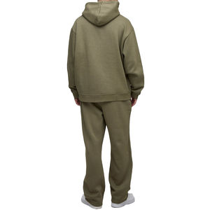 Sweat-shirts à capuche en coton et élasthanne de qualité supérieure, vente en gros, vêtements décontractés, couleur unie, impression numérique, sweat-shirt à capuche marron - Product Image 2