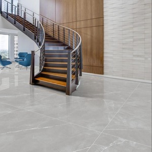 Belmont Steel 1000x1000mm Brillante Pulido Esmaltado 40x40 Porcelanato árabe Cerámica Vitrificada 100x100 Azulejos Interior Piso moderno - Product Image 1