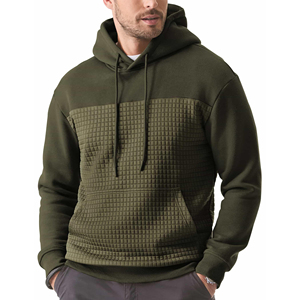 High Quality <b>Thick</b> <b>Fleece</b> Men's Hoodies Custom Logo Embroidered Streetwear Plus Size Blank Plain Sweatshirts with High Print - Product Image 2