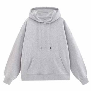 เสื้อฮู้ดผู้ชายแฟชั่นสไตล์สปอร์ตสำหรับฤดูใบไม้ร่วง ผ้าโพลีเอสเตอร์/เรยอน สวมใส่สบาย ทันสมัย คอปกแบบมีฮู้ด แขนยาว สีพื้น - Product Image 3