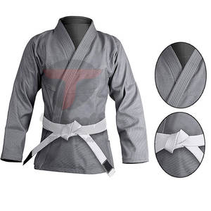 Conjuntos de BJJ de algodón de alta calidad para adultos y jóvenes de talla grande Nuevo diseño Precio razonable Venta en línea Ropa de artes marciales - Product Image 4