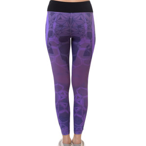 Leggings personnalisables Flyingkick Enterprises, dernier modèle, taille haute, sans couture, respirants, antibactériens, en Spandex/Nylon/Coton - Product Image 2