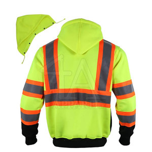 Safety Focused <b>Men</b> <b>Jacket</b> With Bright Fabric And <b>Reflective</b> Details For Workplace Protection - Product Image 4