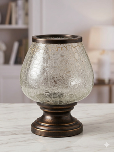 Vase de table moderne en fer poli pour la décoration intérieure et les arrangements floraux du salon - Product Image 4