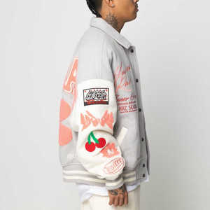 Veste d'hiver Varsity pour hommes veste de baseball fabricant nouvelle mode serviette en cuir broderie personnalisée décontractée Letterman - Product Image 2