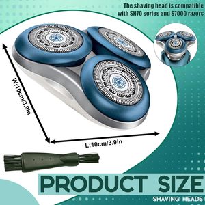 Cuchillas de Repuesto Triples para Afeitadora Eléctrica, Función de Afeitado Facial Completo - Product Image 6