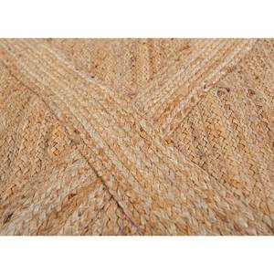 Tapis en jute et chanvre tissé plat beige et marron Nomadic Threads PDJT-466 pour usage domestique - Product Image 3