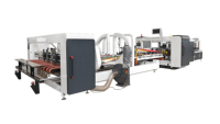 Machine automatique de pliage, collage et assemblage de boîtes en carton ondulé CHENGTENG pour la fabrication de cartons
