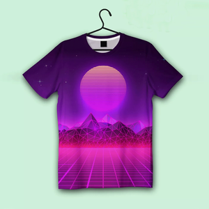 Camiseta de cuello redondo de diseño personalizado, estampado de ballena jorobada sublimada de algodón 100% para fiestas de naturaleza oceánica - Product Image 5