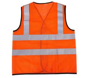 Wholesale Hi Vis Mesh Fabric Workwear Security <b>Safety</b> Vest Reflective Lightweight Durable Customized Color/Logo Unisex Adult - Product Image 5