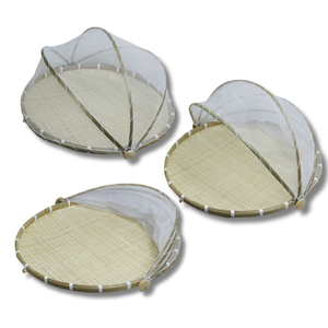 PRODUCTO MÁS VENTA BANDEJA DE BAMBÚ Artesanal Cesta sostenible para herramientas de cocina Contenedores de alimentos y soluciones de almacenamiento - Product Image 1