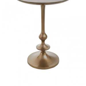 Mesa de centro lateral interior de diseño clásico Mesa de salón de forma redonda y de metal al precio más bajo - Product Image 4