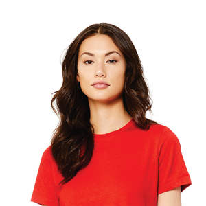 Airlume – T-Shirt à manches courtes pour femme, 100% en coton peigné et à anneaux, simple, 4.2 oz - Product Image 4