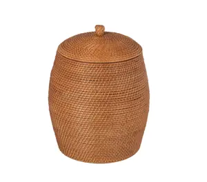 Großhandel RATTAN BEEHIVE BASKET HAMPER MIT LINER Hergestellt in Vietnam